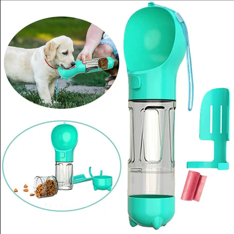 PawHydrate™ - Multifunctional Dog Bottle (Water + Food + Trash Can)