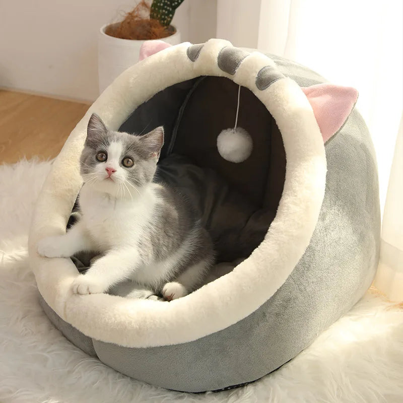 Pet Tent Cave Bed for Cats Small & Dogs