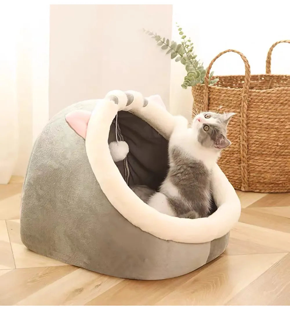 Pet Tent Cave Bed for Cats Small & Dogs