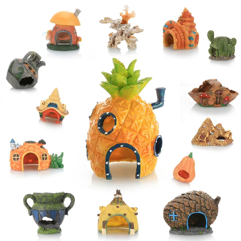 Ornamental cartoon figures for Aquarium
