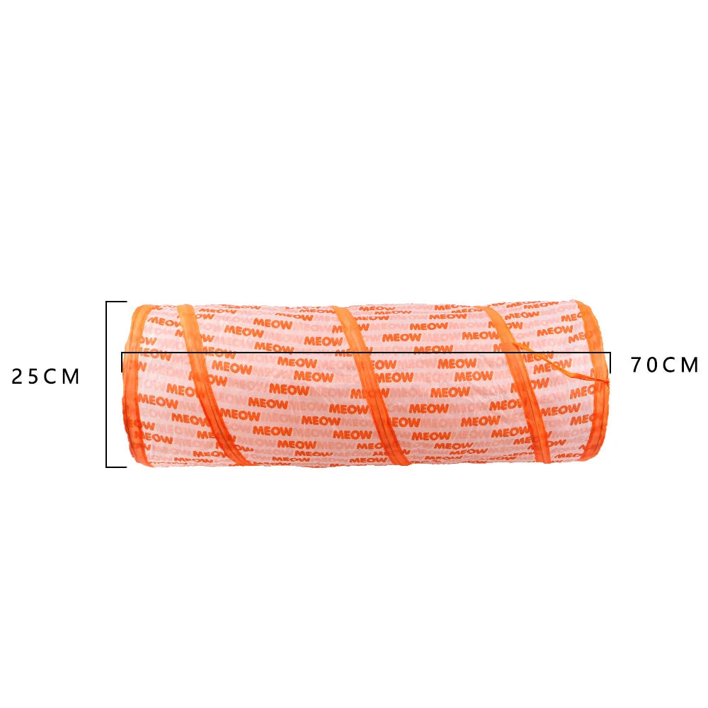 Cat Fun Tunnel with Hanging Balls