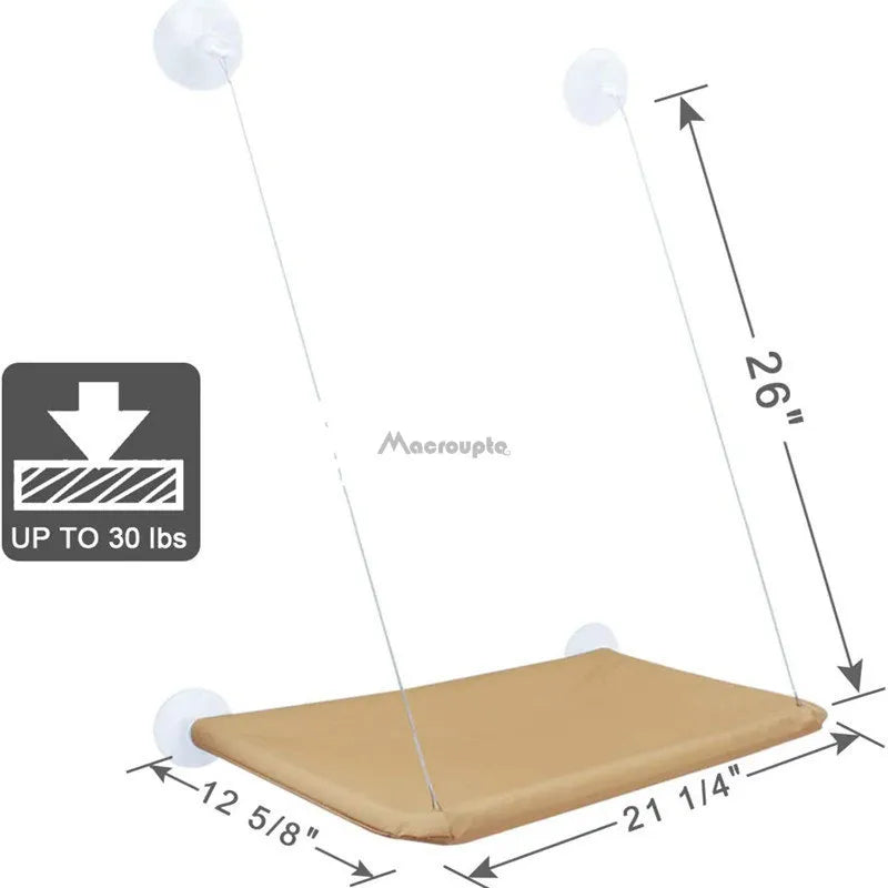 Hanging Cat Bed Hammock: Elevated Retreat