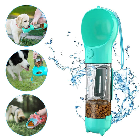 PawHydrate™ - Garrafa 3 em 1 para cães