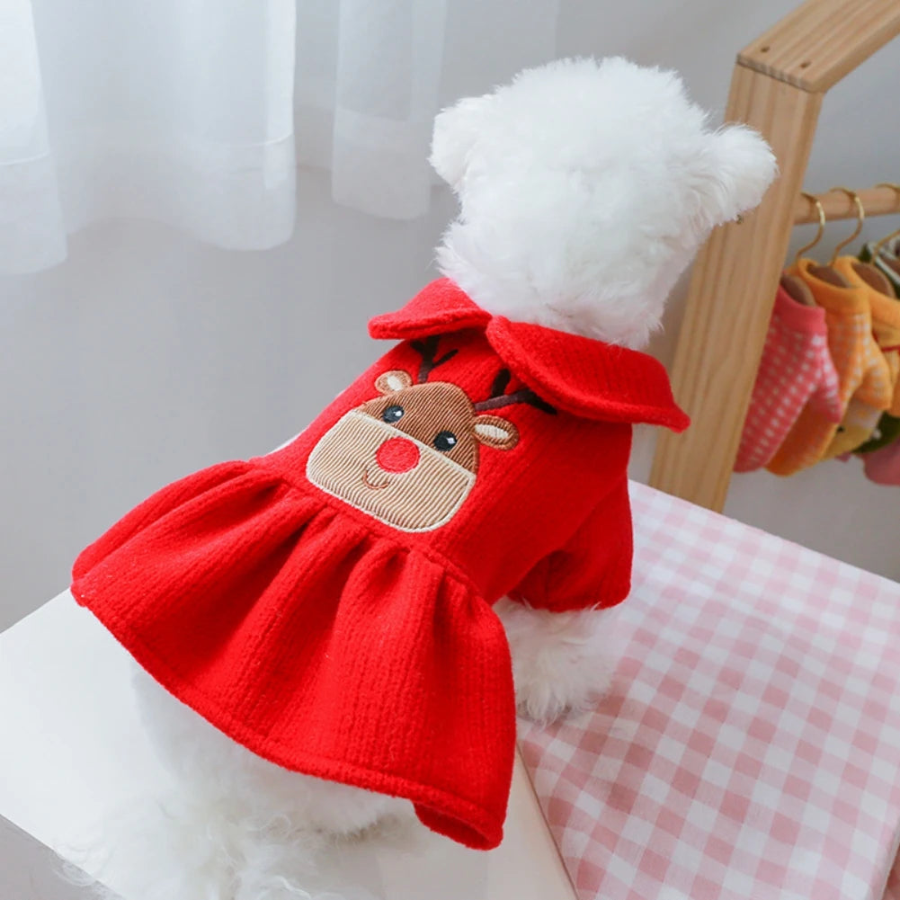 Christmas Princess Dog Dress