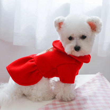 Christmas Princess Dog Dress