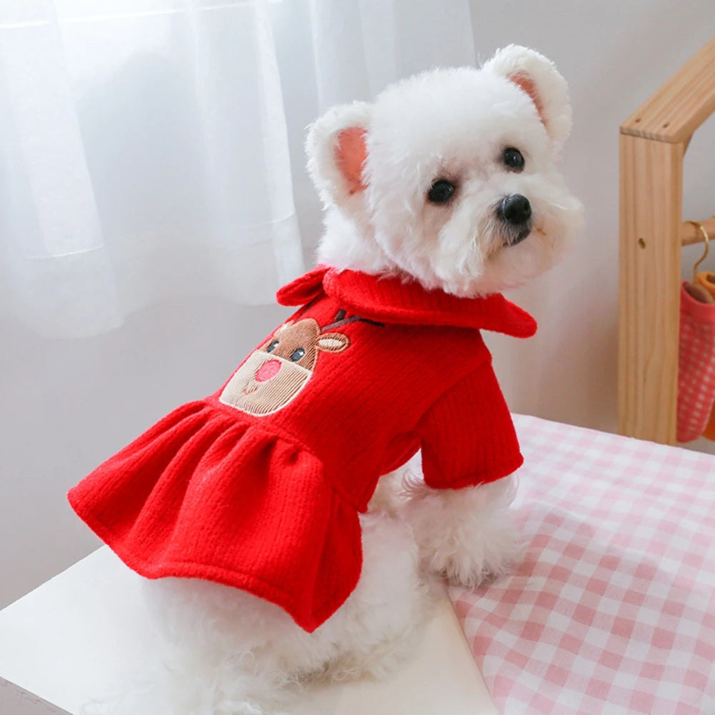 Christmas Princess Dog Dress