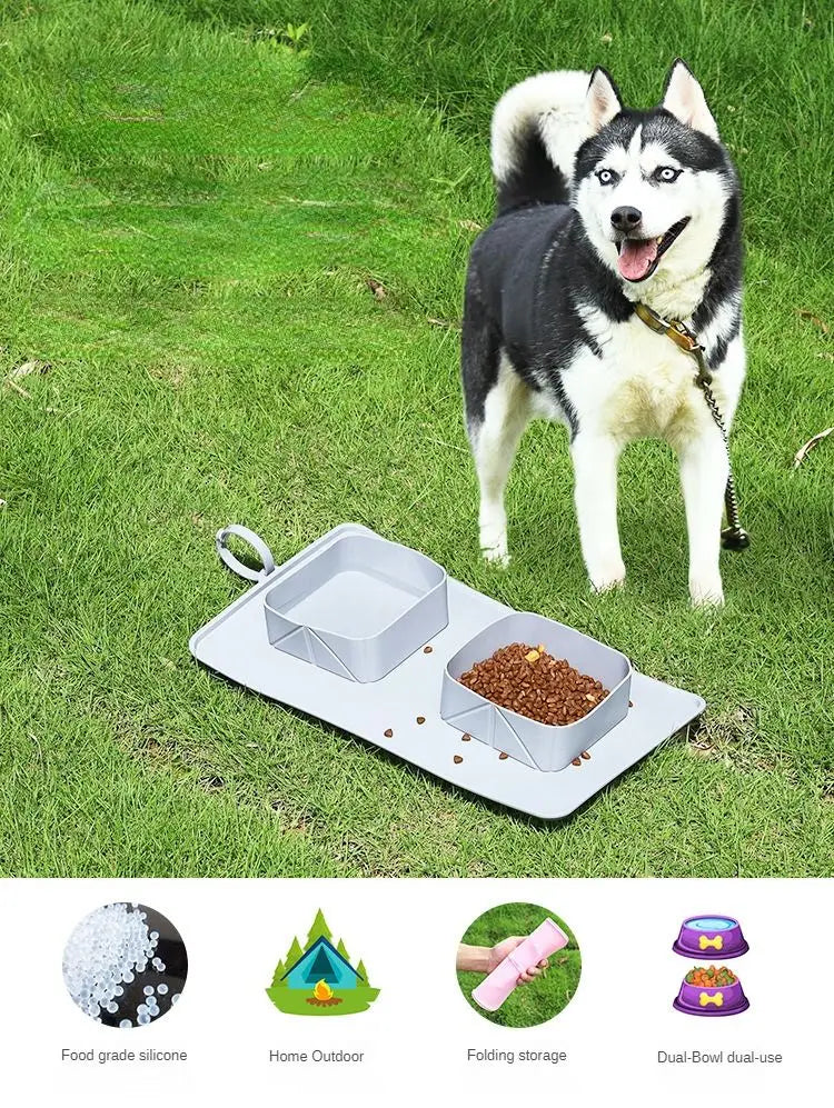 Collapsible Silicone Pet Bowl