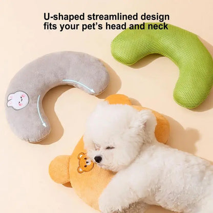 Soft U-Shaped Pillow for Pets