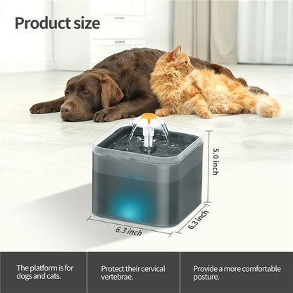 3.5L Automatic Pet Feeder with Wi-Fi App and 2L Water Fountain