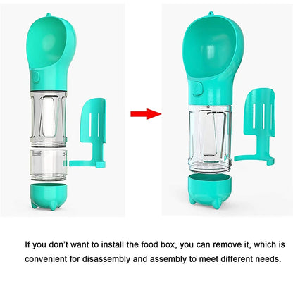 PawHydrate™ - Multifunctional Dog Bottle (Water + Food + Trash Can)