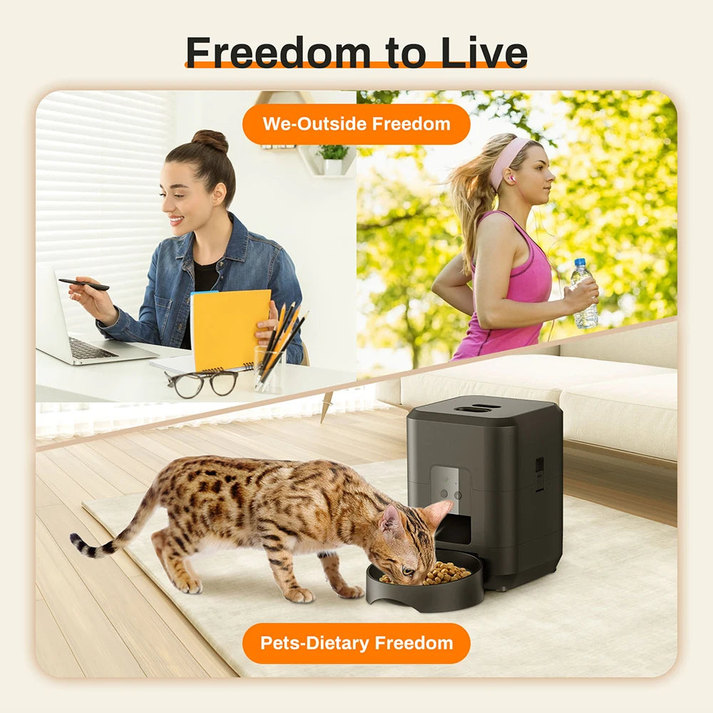 2L Smart Pet Feeder with App